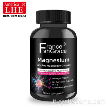 Supporto cognitivo delle capsule Shecome Magnesium Complex